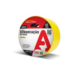 Fita Adesiva Demarcação De Solo Amarela - Cód. 850i/S 50mm X 15m Vare