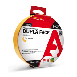 Fita Dupla Face De Espuma Maxi - Cód. 281s 19mm X 10m