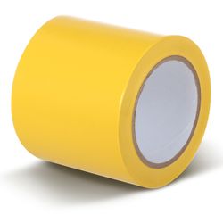 Fita Adesiva Demarcação De Solo Amarela - Cód. 850 100mm X 30m