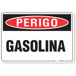 Placa Perigo Gasolina