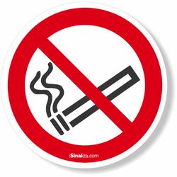 Placa Proibido Fumar P1