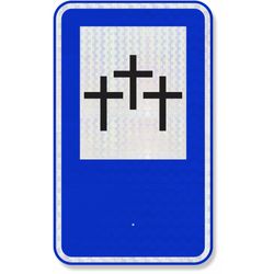 Placa Cemitério SAU-17 Resolução Contran Nº 180
