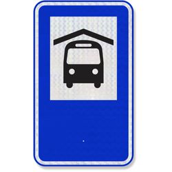 Placa Terminal Rodoviário SAU-19 Resolução Contran Nº 180