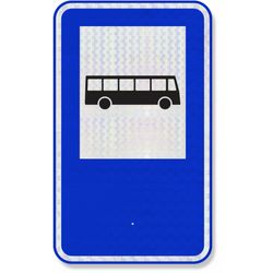 Placa Ponto de Parada SAU-26 Resolução Contran Nº 180