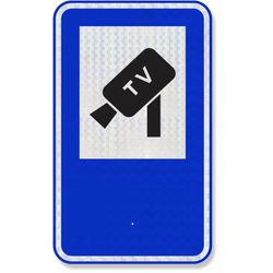 Placa Via Monitorada SAU-29 Resolução Contran Nº 180