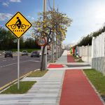 PLACA-PASSAGEM-SINALIZADA-DE-CICLISTA