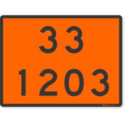 Placa Transporte De Risco - 33 1203