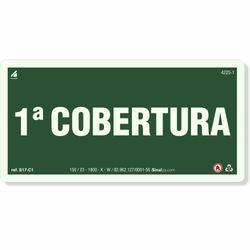 Placa 1 Cobertura Fotoluminescente S17