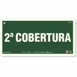 Placa 2 Cobertura Fotoluminescente S17