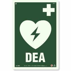 Placa Fotoluminescente DEA EM5 (30x20cm)