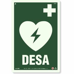 Placa Fotoluminescente DESA EM6 (30x20cm)