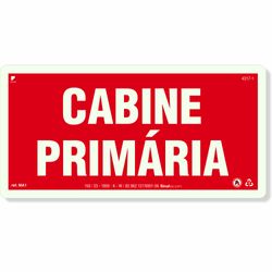 Placa Cabine Primária Fotoluminescente MA1