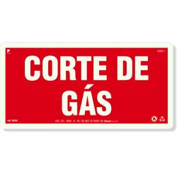 Placa Corte De Gás Fotoluminescente MA9
