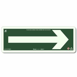 Placa Seta Fotoluminescente C1-P-In13 - Santa Catarina