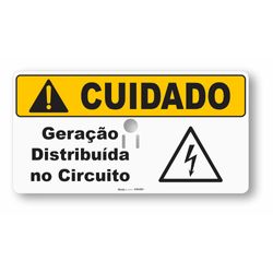 Placa Cuidado Geração Distribuída No Circuito CELG