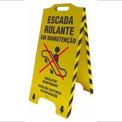 Cavalete Sinalização - Escada Rolante em Manutenção