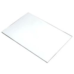 Chapa Acrílico Transparente Cristal 100 X 50 Cm 8mm