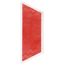 Delineador Sinalizador Refletivo Para Barreira Rígida Cimento - Vermelho