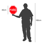 Placa-pare-siga-escala